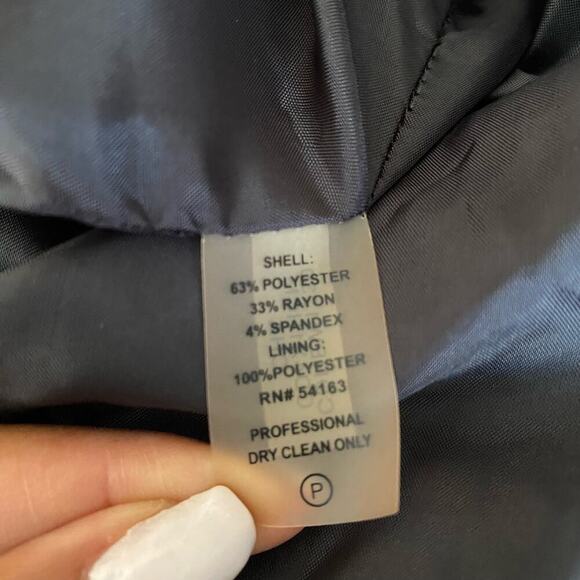 Calvin Klein sz 4 grey built in buckle office sheath‎ dress NWOT - Picture 9 of 9